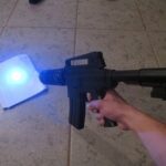 airsoft gun with laser